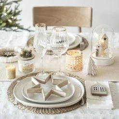 Maisons Du Monde Décorations à Poser De Noël Cloche En Verre Décor De Noël Lumineux -Éclairage Soldes 2024 cloche en verre decor de noel lumineux 1000 2 34 196998 5