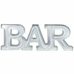 Maisons Du Monde Guirlandes Et Décorations Lumineuses Déco Lumineuse BAR En Métal Gris