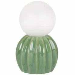 Maisons Du Monde Guirlandes Et Décorations Lumineuses Déco Lumineuse Cactus En Céramique Verte