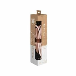 Hoopzi Suspensions Fil électrique En Tissu Luminaire Rose Pastel 4,5m -Éclairage Soldes 2024 fil electrique en tissu luminaire rose pastel 4 5m 3