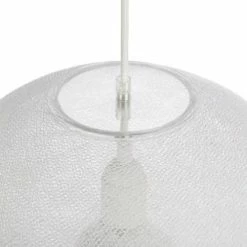 La Case De Cousin Paul Suspensions Globe Blanc D36cm -Éclairage Soldes 2024 globe blanc d36cm 1