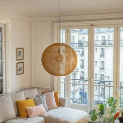 La Case De Cousin Paul Suspensions Globe Light XL Tabac Ø 50cm -Éclairage Soldes 2024 globe light xl tabac oe 50cm 2