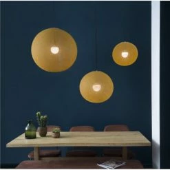 La Case De Cousin Paul Suspensions Globe Light XL Tabac Ø 50cm -Éclairage Soldes 2024 globe light xl tabac oe 50cm 3