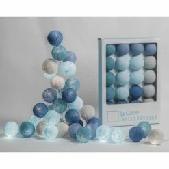 La Case De Cousin Paul Guirlandes Et Décorations Lumineuses Guirlande Lumineuse Bleue Et Grise -Éclairage Soldes 2024 guirlande lumineuse bleue et grise 2