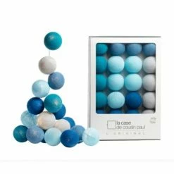 La Case De Cousin Paul Guirlandes Et Décorations Lumineuses Guirlande Lumineuse Bleue Et Grise