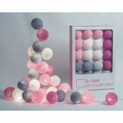 La Case De Cousin Paul Guirlandes Et Décorations Lumineuses Guirlande Lumineuse Rose Et Gris -Éclairage Soldes 2024 guirlande lumineuse rose et gris 2