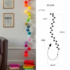 La Case De Cousin Paul Guirlandes Et Décorations Lumineuses Guirlande Lumineuse Rose Et Gris -Éclairage Soldes 2024 guirlande lumineuse rose et gris 5