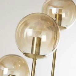 Maisons Du Monde Lampadaires Lampadaire 3 Globes En Verre Ambré Et Métal Doré H114 -Éclairage Soldes 2024 lampadaire 3 globes en verre ambre et metal dore h114 1000 4 29 202610 2