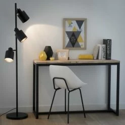 Maisons Du Monde Lampadaires Lampadaire 3 Spots En Métal Noir -Éclairage Soldes 2024 lampadaire 3 spots en metal noir 1000 15 32 154766 5