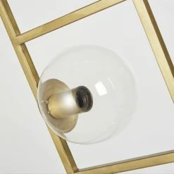 Maisons Du Monde Lampadaires Lampadaire 5 Globes En Verre Et Métal Doré H142 -Éclairage Soldes 2024 lampadaire 5 globes en verre et metal dore h142 1000 12 40 202703 2