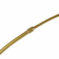 QAZQA Lampadaires Lampadaire à Arc En Acier Doré/laiton -Éclairage Soldes 2024 lampadaire a arc en acier dore laiton 1