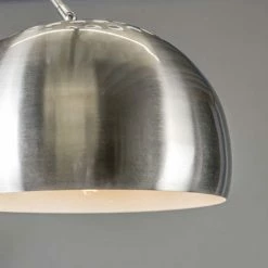 QAZQA Lampadaires Lampadaire à Arc En Acier Inoxydable Acier -Éclairage Soldes 2024 lampadaire a arc en acier inoxydable acier 5