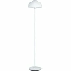 ATHM DESIGN Lampadaires Lampadaire Abat Jour Et Pied Métal Blanc -Éclairage Soldes 2024 lampadaire abat jour et pied metal blanc 15