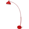 ATHM DESIGN Lampadaires Lampadaire Abat Jour Et Pied Métal Rouge