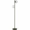 ATHM DESIGN Lampadaires Lampadaire Abat Jour Verre Pied Metal Brossé Vert Kaki 1 ATHM DESIGN Lampadaires Lampadaire Abat Jour Verre Pied Metal Brossé Vert Kaki -Éclairage Soldes 2024 lampadaire abat jour verre pied metal brosse vert kaki 2