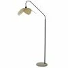 Wadiga Lampadaires Lampadaire Arc Métal Noir Et Abat-jour Rotin Synthétique 45x72x165cm -Éclairage Soldes 2024 lampadaire arc metal noir et abat jour rotin synthetique 45x72x165cm