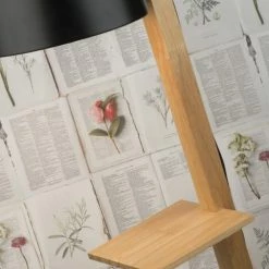 It's About Romi Lampadaires Lampadaire Avec étagères Métal/bois Noir H168cm -Éclairage Soldes 2024 lampadaire avec etageres metal bois noir h168cm 3