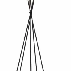 It's About Romi Lampadaires Lampadaire Avec Pieds Noirs Et Abat-jour Gris H175cm -Éclairage Soldes 2024 lampadaire avec pieds noirs et abat jour h175cm