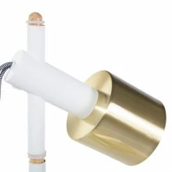 Beliani Lampadaires Lampadaire Blanc -Éclairage Soldes 2024 lampadaire blanc 2