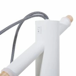 Beliani Lampadaires Lampadaire Blanc -Éclairage Soldes 2024 lampadaire blanc 3