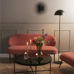 Leitmotiv Lampadaires Lampadaire Champignon En Métal Blanc -Éclairage Soldes 2024 lampadaire champignon en metal blanc 7