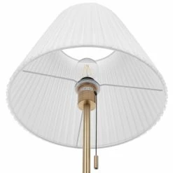 Beliani Lampes à Poser Lampadaire Cuivré Et Blanc En Métal -Éclairage Soldes 2024 lampadaire cuivre et blanc en metal 4