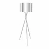 Lampea Lampadaires Lampadaire Design En Chrome 160 Cm -Éclairage Soldes 2024 lampadaire design en chrome 160 cm