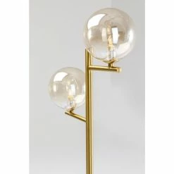 Kare Design Lampadaires Lampadaire En Acier Doré Et Verre H160 -Éclairage Soldes 2024 lampadaire en acier dore et verre h160 8