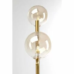 Kare Design Lampadaires Lampadaire En Acier Doré Et Verre H160 -Éclairage Soldes 2024 lampadaire en acier dore et verre h160 9