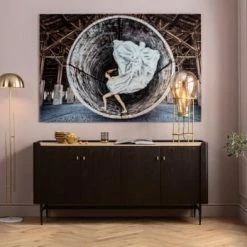 Kare Design Lampadaires Lampadaire En Acier Doré H158 -Éclairage Soldes 2024 lampadaire en acier dore h158 4