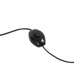 QAZQA Lampadaires Lampadaire En Acier Noir -Éclairage Soldes 2024 lampadaire en acier noir 7