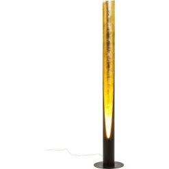 Kare Design Lampadaires Lampadaire En Acier Noir Et Doré H140 -Éclairage Soldes 2024 lampadaire en acier noir et dore h140 2