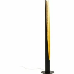 Kare Design Lampadaires Lampadaire En Acier Noir Et Doré H140 -Éclairage Soldes 2024 lampadaire en acier noir et dore h140 4