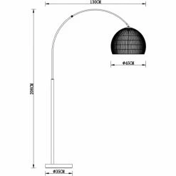 Keria Lampadaires Lampadaire En Bamboo Argente -Éclairage Soldes 2024 lampadaire en bamboo argente 2