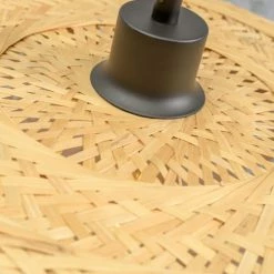 Good & Mojo Lampadaires Lampadaire En Bambou Abat-jour En Bambou Naturel/noir, H. 176cm -Éclairage Soldes 2024 lampadaire en bambou abat jour en bambou naturel noir h 176cm 3