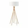 Good & Mojo Lampadaires Lampadaire En Bambou Et Lin Blanc H160cm -Éclairage Soldes 2024 lampadaire en bambou et lin blanc h160cm