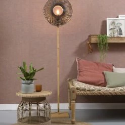 Good & Mojo Lampadaires Lampadaire En Bambou Naturel H170cm -Éclairage Soldes 2024 lampadaire en bambou naturel h170cm 2