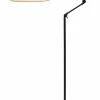 It's About Romi Lampadaires Lampadaire En Fer Abat-jour En Coton Noir, H. 190cm -Éclairage Soldes 2024 lampadaire en fer abat jour en coton noir h 190cm