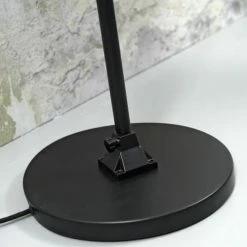 It's About Romi Lampadaires Lampadaire En Fer Abat-jour En Coton Noir, H. 190cm -Éclairage Soldes 2024 lampadaire en fer abat jour en coton noir h 190cm 3