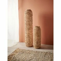 Pomax Lampadaires Lampadaire En Fibre Naturelle H120cm Naturel -Éclairage Soldes 2024 lampadaire en fibre naturelle h120cm naturel 1