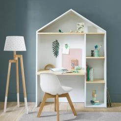 Maisons Du Monde Lampadaires Enfant Lampadaire En Hévéa Et Abat-jour Imprimé étoiles -Éclairage Soldes 2024 lampadaire en hevea et abat jour imprime etoiles 1000 9 30 171369 11