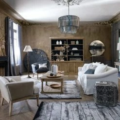 Maisons Du Monde Lampadaires Lampadaire En Manguier Et Abat-jour Coloris Lin H162 -Éclairage Soldes 2024 lampadaire en manguier et abat jour coloris lin h162 1000 8 9 191479 2