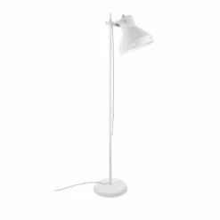 Leitmotiv Lampadaires Lampadaire En Métal Noir -Éclairage Soldes 2024 lampadaire en metal blanc