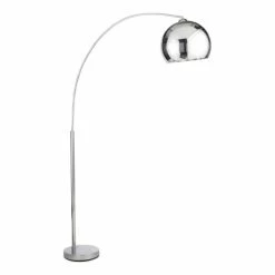 Maisons Du Monde Lampadaires Lampadaire En Métal Chromé H 200 Cm