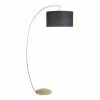 Maisons Du Monde Lampadaires Lampadaire En Métal Doré Et Abat-jour En Coton Noir H181 -Éclairage Soldes 2024 lampadaire en metal dore et abat jour en coton noir h181 1000 13 34 226436 1