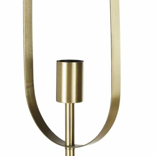 Maisons Du Monde Lampadaires Lampadaire En Métal Doré Et Marbre Blanc H160 4 Maisons Du Monde Lampadaires Lampadaire En Métal Doré Et Marbre Blanc H160 – Image 2