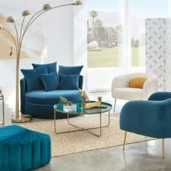 Maisons Du Monde Lampadaires Lampadaire En Métal Doré H210 -Éclairage Soldes 2024 lampadaire en metal dore h210 1000 12 23 190837 3