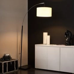 Maisons Du Monde Lampadaires Lampadaire En Métal Et Coton Blanc H 202 Cm -Éclairage Soldes 2024 lampadaire en metal et coton blanc h 202 cm 1000 2 9 138671 5