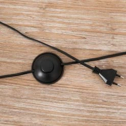 Maisons Du Monde Lampadaires Lampadaire En Métal Et Sapin Avec Abat-jour En Coton Noir H158 -Éclairage Soldes 2024 lampadaire en metal et sapin avec abat jour en coton noir h158 1000 12 25 130487 6