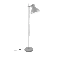 Leitmotiv Lampadaires Lampadaire En Métal Noir -Éclairage Soldes 2024 lampadaire en metal gris